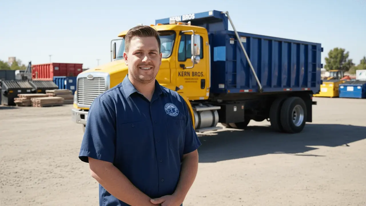 Tyler Bowman, Lead Driver at Kern Brothers Dumpster Rental Bakersfield in Bakersfield, CA