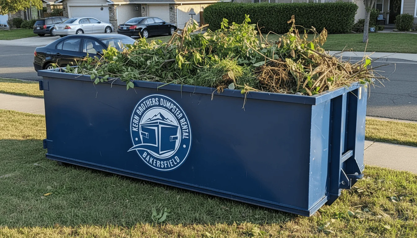 Yard Waste Dumpster Rental Bakersfield CA-img